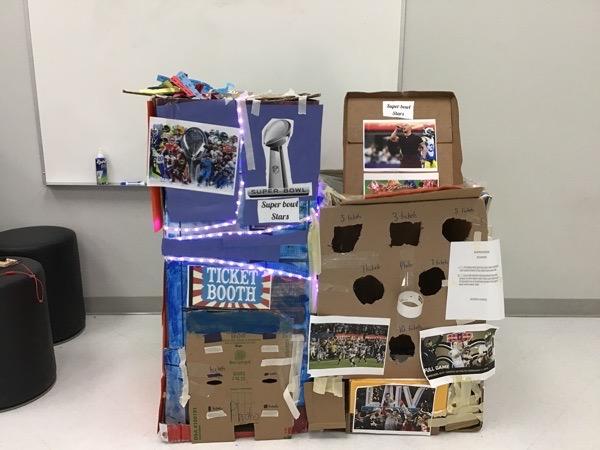4th grade cardboard arcade